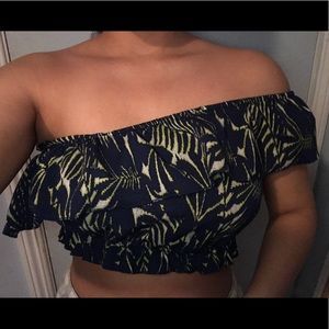 Zara Ruffle Crop Top